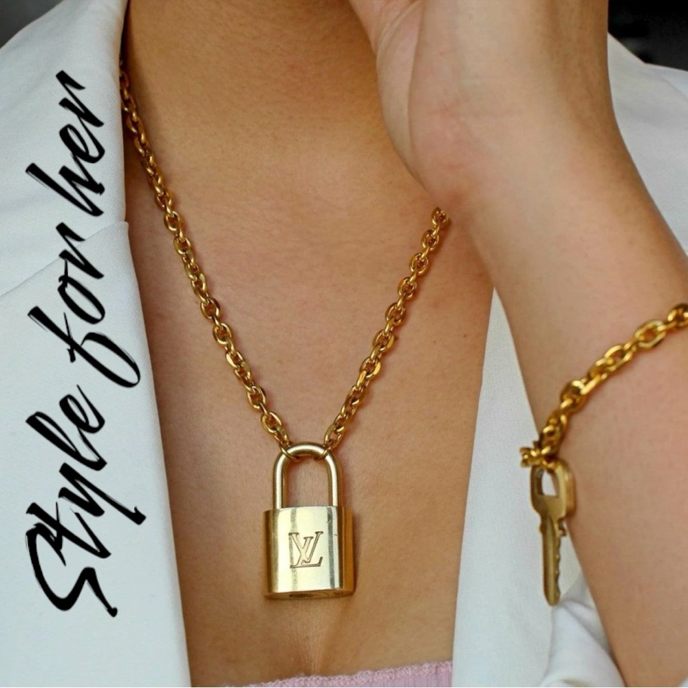 Louis Vuitton 1 Lock & 1 Key #320 ✨Authentic✨ Matching Set - Picture 7 of 12